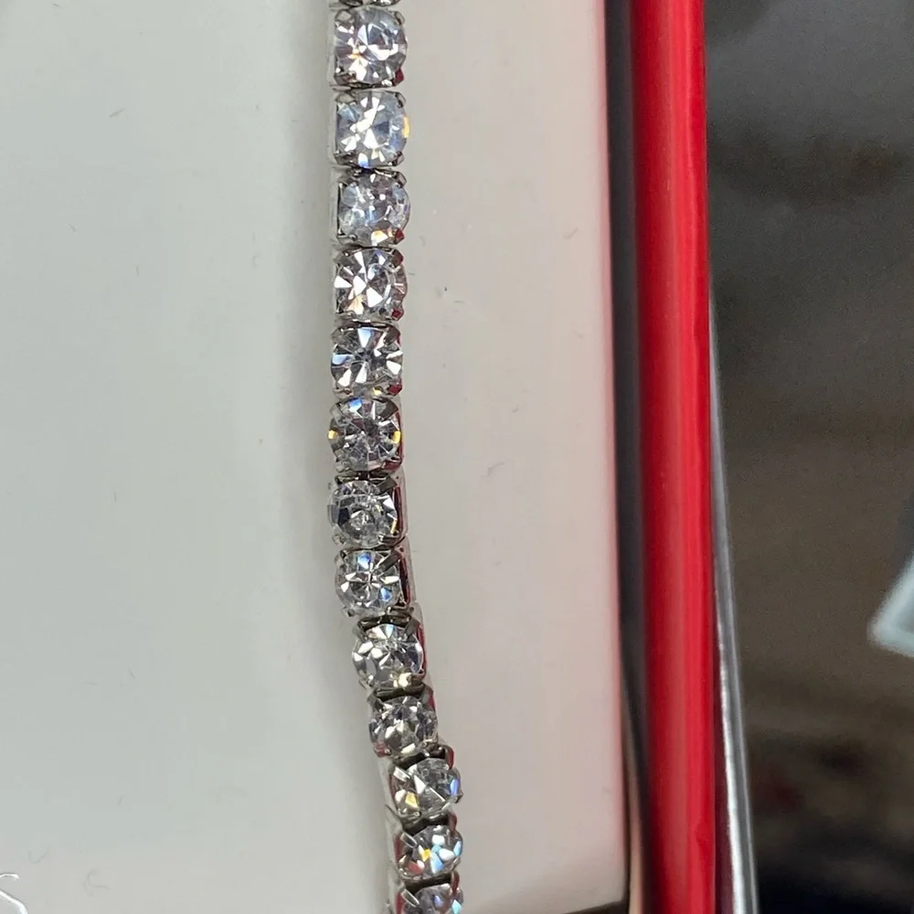 Kim Rogers Silver Cubic Zirconia Necklace Set